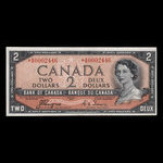 Canada, Banque du Canada, 2 dollars : 1954