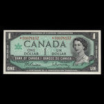 Canada, Banque du Canada, 1 dollar : 1967