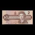 Canada, Banque du Canada, 2 dollars : 1986