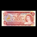 Canada, Banque du Canada, 2 dollars : 1974