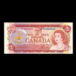 Canada, Banque du Canada, 2 dollars : 1974