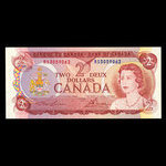 Canada, Banque du Canada, 2 dollars : 1974