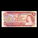 Canada, Banque du Canada, 2 dollars : 1974