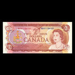 Canada, Banque du Canada, 2 dollars : 1974