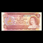 Canada, Banque du Canada, 2 dollars : 1974