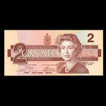 Canada, Banque du Canada, 2 dollars : 1986