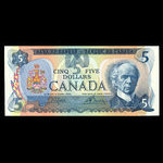 Canada, Banque du Canada, 5 dollars : 1979