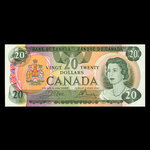 Canada, Banque du Canada, 20 dollars : 1979