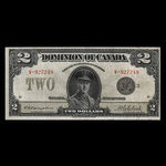 Canada, Dominion du Canada, 2 dollars : 23 juin 1923