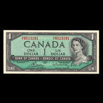 Canada, Banque du Canada, 1 dollar : 1954