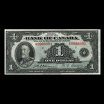 Canada, Banque du Canada, 1 dollar : 1935