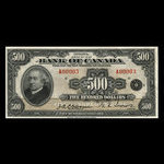 Canada, Banque du Canada, 500 dollars : 1935