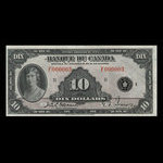 Canada, Banque du Canada, 10 dollars : 1935