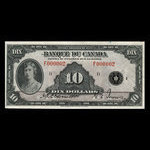 Canada, Banque du Canada, 10 dollars : 1935