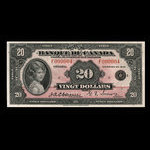 Canada, Banque du Canada, 20 dollars : 1935