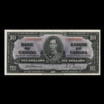 Canada, Banque du Canada, 10 dollars : 2 janvier 1937