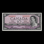 Canada, Banque du Canada, 10 dollars : 1954