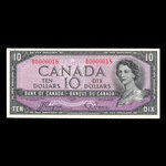 Canada, Banque du Canada, 10 dollars : 1954