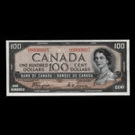 Canada, Banque du Canada, 100 dollars : 1954