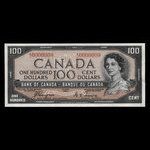 Canada, Banque du Canada, 100 dollars : 1954