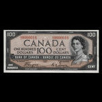 Canada, Banque du Canada, 100 dollars : 1954