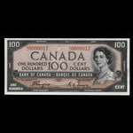 Canada, Banque du Canada, 100 dollars : 1954