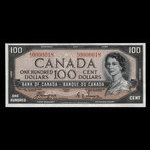 Canada, Banque du Canada, 100 dollars : 1954