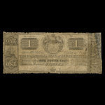 Canada, Commercial Bank of New Brunswick, 1 livre(anglaise) : 8 mai 1842