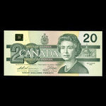 Canada, Banque du Canada, 20 dollars : 1991