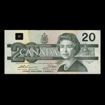 Canada, Banque du Canada, 20 dollars : 1991