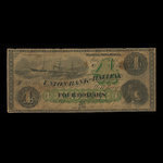 Canada, Union Bank of Halifax, 4 dollars : 1 juillet 1871