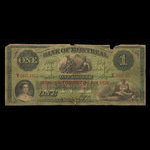 Canada, Banque de Montréal, 1 dollar : 3 janvier 1859