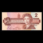 Canada, Banque du Canada, 2 dollars : 1986