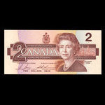 Canada, Banque du Canada, 2 dollars : 1986