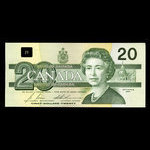 Canada, Banque du Canada, 20 dollars : 1991