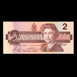 Canada, Banque du Canada, 2 dollars : 1986