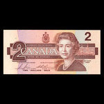 Canada, Banque du Canada, 2 dollars : 1986