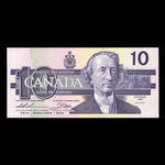 Canada, Banque du Canada, 10 dollars : 1989