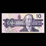 Canada, Banque du Canada, 10 dollars : 1989