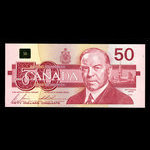 Canada, Banque du Canada, 50 dollars : 1988