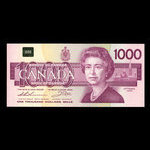 Canada, Banque du Canada, 1,000 dollars : 1988