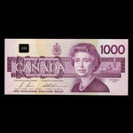 Canada, Banque du Canada, 1,000 dollars : 1988