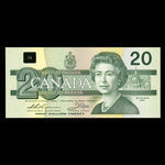 Canada, Banque du Canada, 20 dollars : 1991