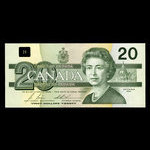 Canada, Banque du Canada, 20 dollars : 1991