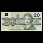 Canada, Banque du Canada, 20 dollars : 1991