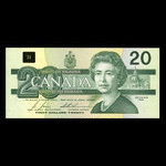 Canada, Banque du Canada, 20 dollars : 1991