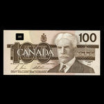 Canada, Banque du Canada, 100 dollars : 1988