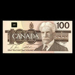 Canada, Banque du Canada, 100 dollars : 1988