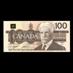 Canada, Banque du Canada, 100 dollars : 1988