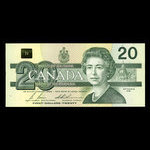 Canada, Banque du Canada, 20 dollars : 1991